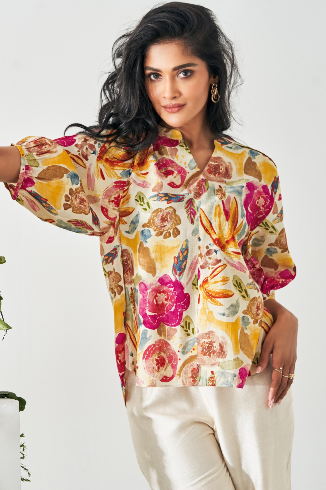 Multicolour floral set