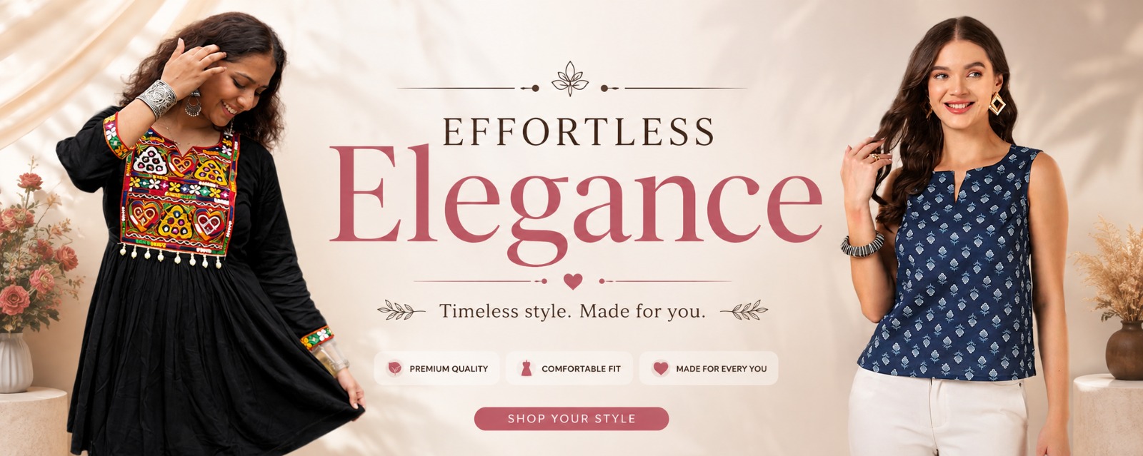 Tsara Closet banner — Elegance