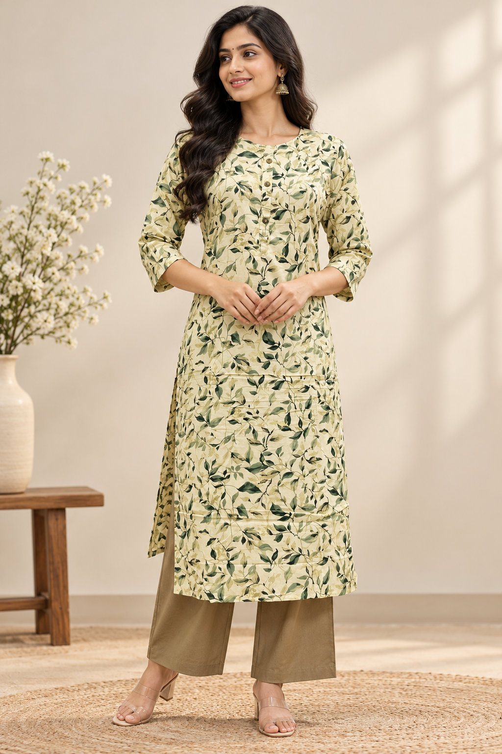 TSC 540 Gorgeous Multi Colour Printed cotton Kurti (Tops only)