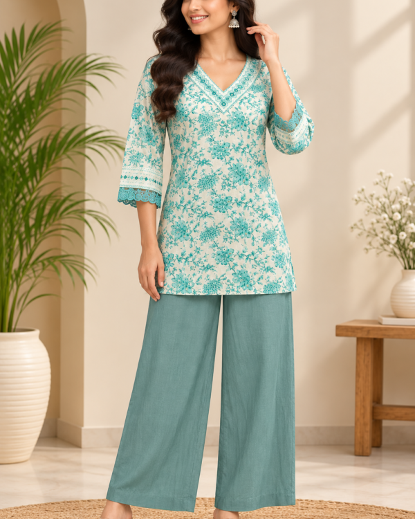 TSC 550 Cotton Short Kurti (Tops Only) - view 5