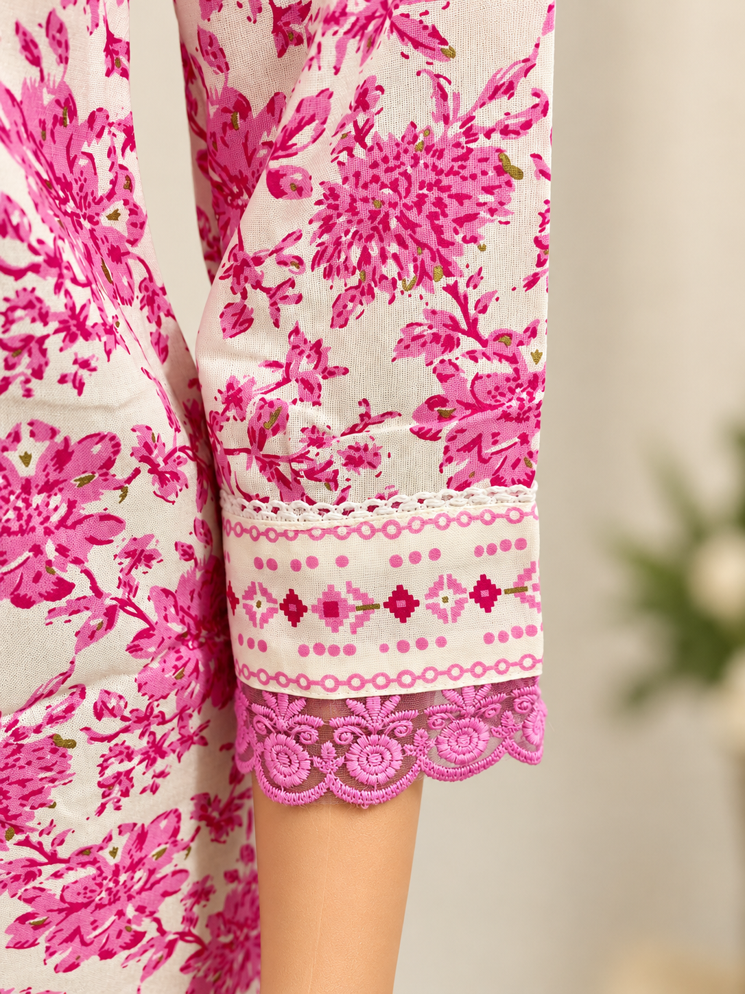 TSC 550 Cotton Short Kurti (Tops Only) - view 2