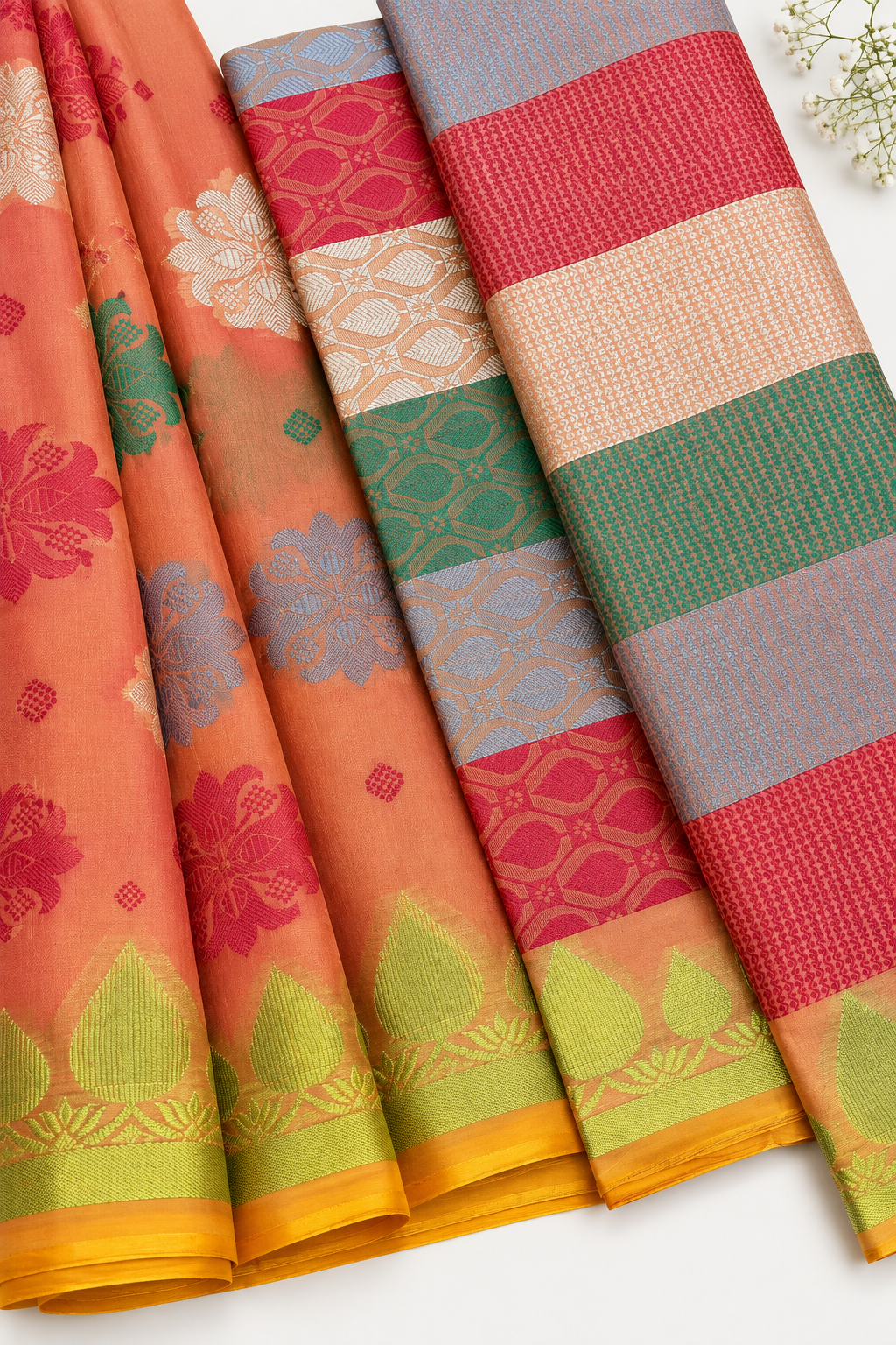 TSC 500 Premium Soft Cotton Saree